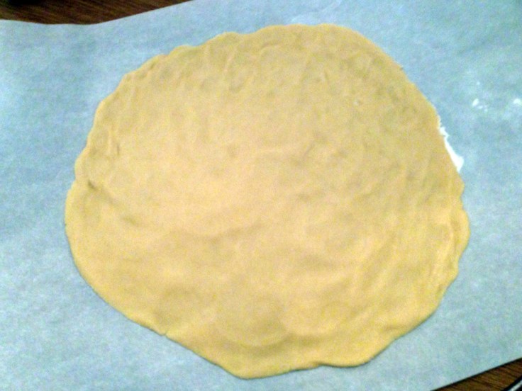 Pie Crust Dough Rolled Out