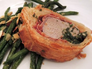 Man Fuel Food Blog - Pork Wellington Stuffed with Herbed Cheese and Spinach
