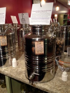 Cinammon Pear Balsamic Vinegar at the Olive Tap in Providence RI