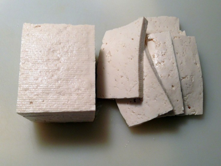 Tofu slices