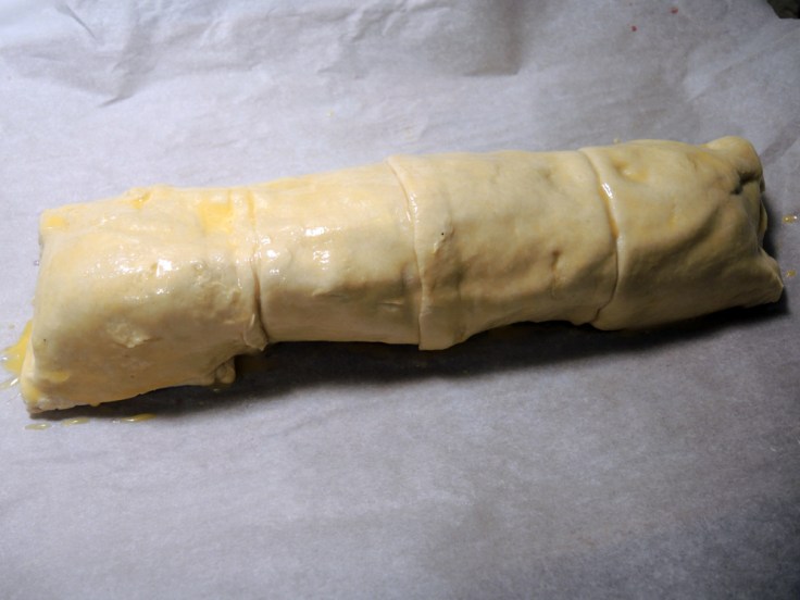 Home Is A Kitchen - Pork Wellington Recipe - Wrapped Pork Wellington and Egg Wash