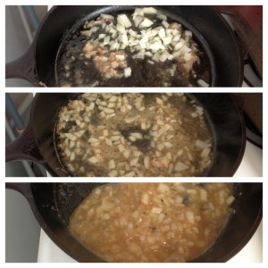 Bourbon and Onion Sauce for Boudin