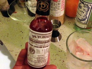 Pink Martinez - Peychaud Bitters