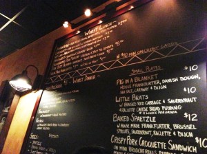 Chez Pascal - Wurst Menu