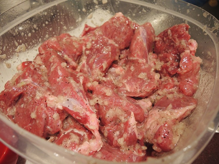 Lamb Leg Mixed with Middle Eastern Marinade by Man Fuel