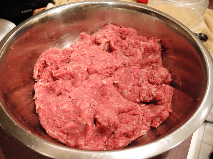 Mixed Ground Beef for Grape Leaf Stuffing by Man Fuel