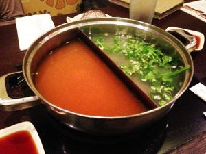 Shabu - Quincy MA - Kimchi and Pho Broth