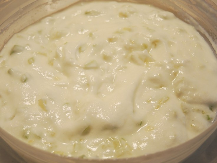 Yogurt with Cucumber for Tzatziki Sauce by Man Fuel