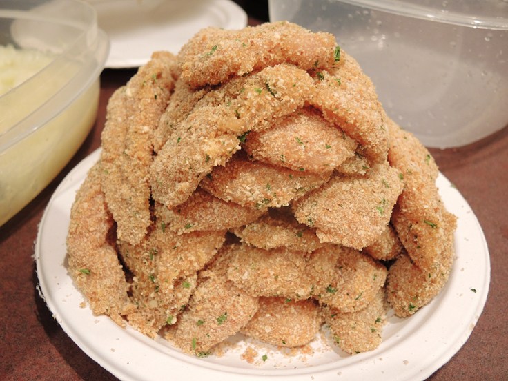 Breaded Chicken Tenders Recipe by Man Fuel