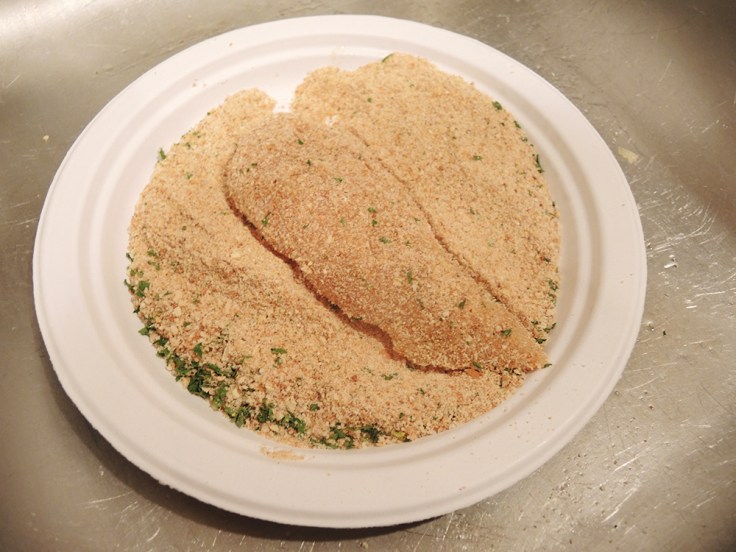 Breading Chicken Tenders by Man Fuel