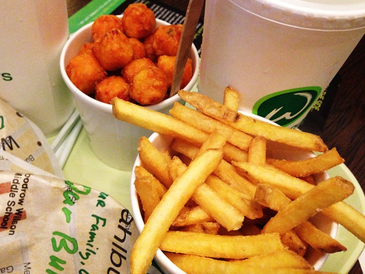 Wahlburgers French Fries and Sweet Potato Fries