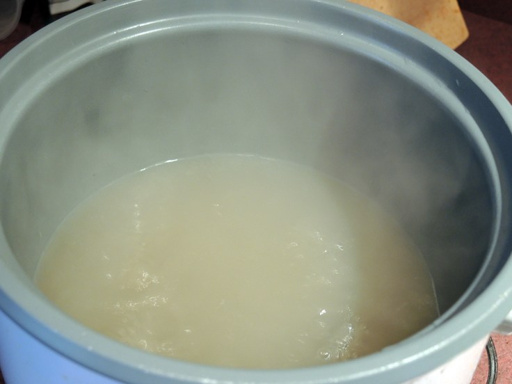 Boiling Clam Juice