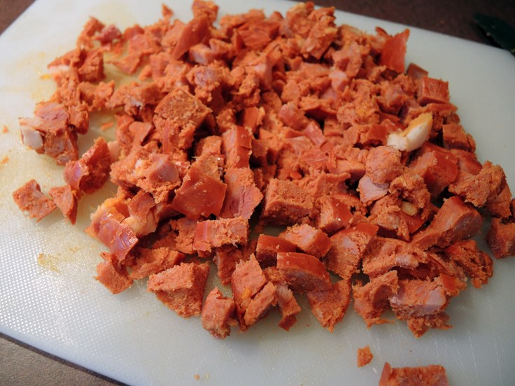 Chopped Chourico Sausage