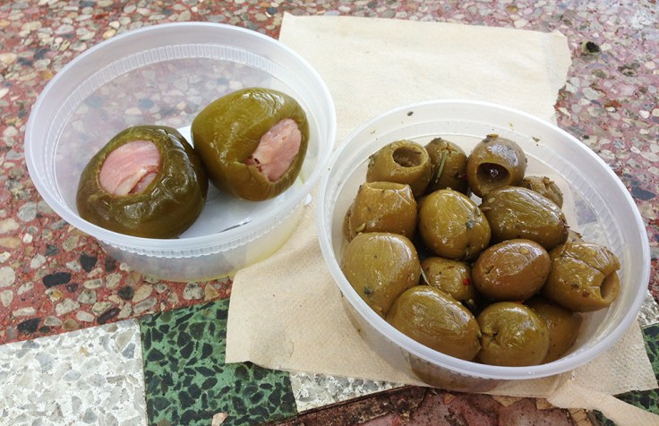 Venda Ravioli - Providence RI - Proscuitto Stuffed Peppers and Sicilian Olives