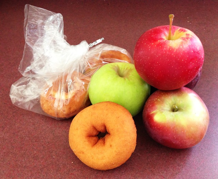 Apples and Donuts from Dame Farm and Orchard