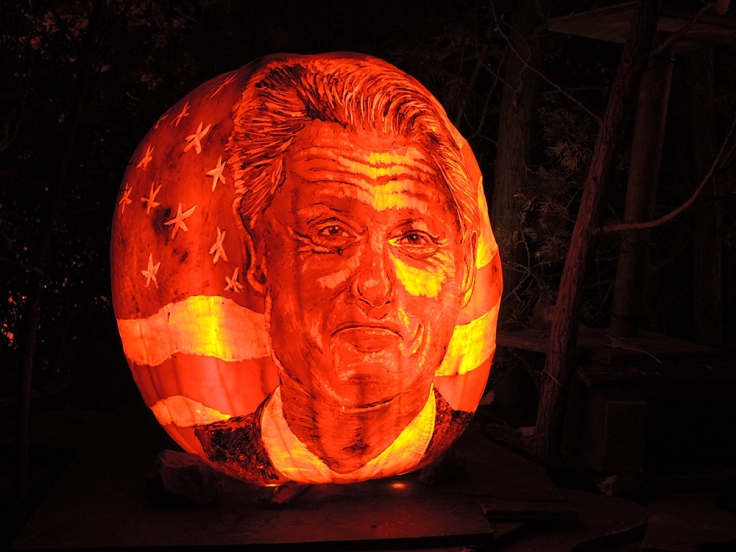 Bill Clinton - Jack-o-lantern Spectacular Roger Williams Park Zoo