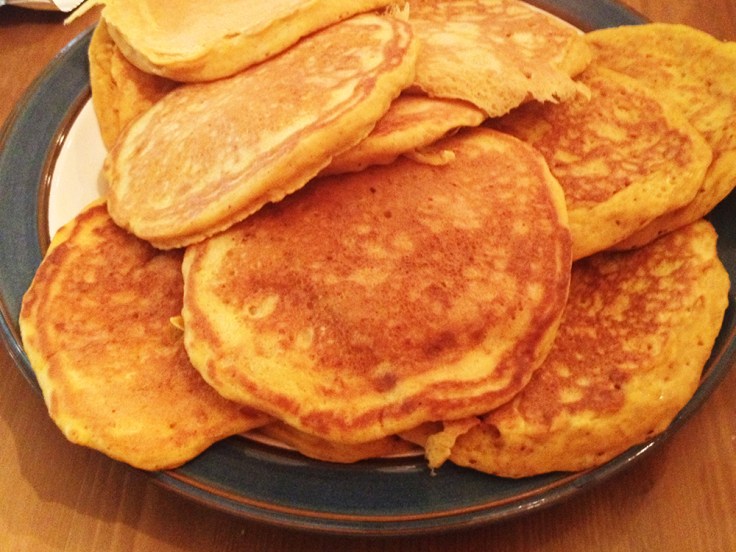 Buttermilk Pumpkin Pancakes on Man Fuel