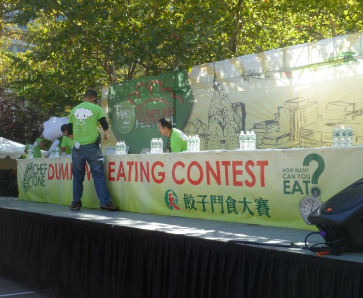 Chef One - Dumpling Eating Contest - NY