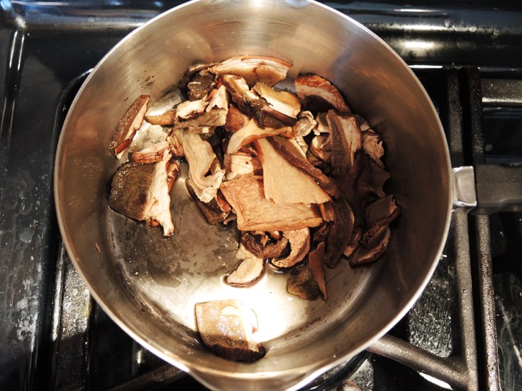Man Fuel - Rehydrating Porcini Mushrooms