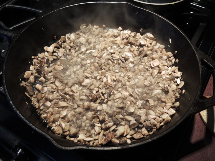 Man Fuel - Sauteed Mushrooms for Stuffing Pork Chops