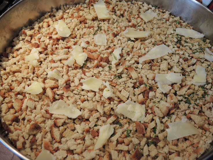 Man Fuel - Stuffing and butter for Baked Pork Chops