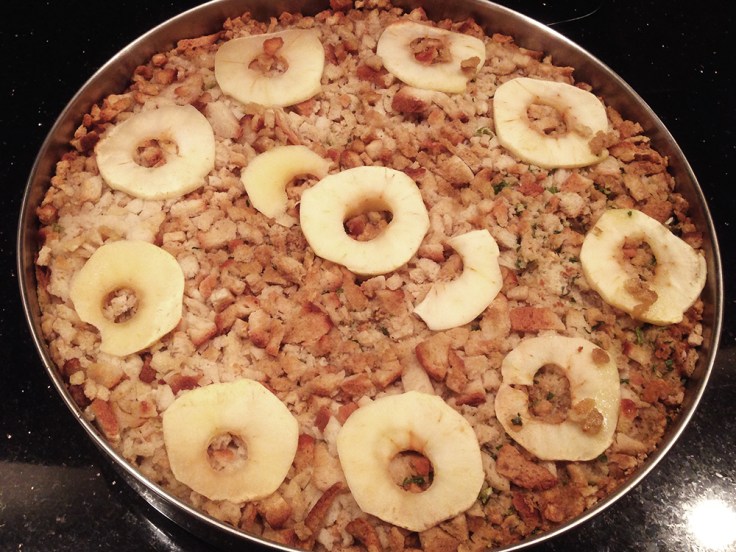 Man Fuel's Mushroom Stuffed Pork Chops Baked in Stuffing