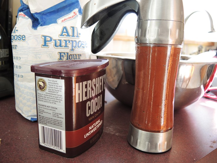 Man Fuel Food Blog - Chocolate Butter Cookie Dough in Pastry Gun