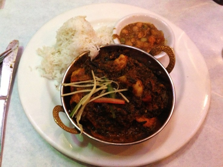 Rasoi - Shrimp Saag - Pawtucket, RI - www.manfuelblog.com
