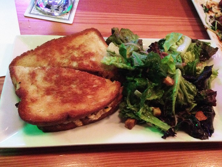 Man Fuel - a food blog - Chomp - Warren, RI - Smoked Beef Sandwich and Salad