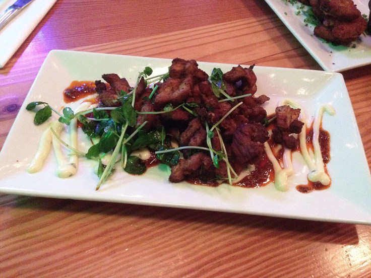 Man Fuel - a food blog - Drinks at Chomp - Warren, RI - Chicharron