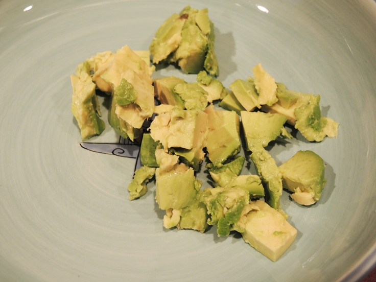 Man Fuel Food Blog - Guacamole - Cubed Avocado