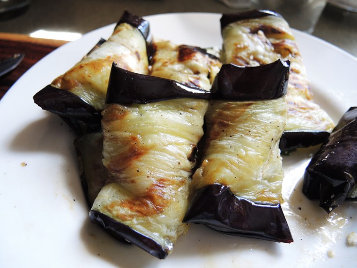 Man Fuel - Food Blog - Feta and Oregano Stuffed Grilled Eggplant