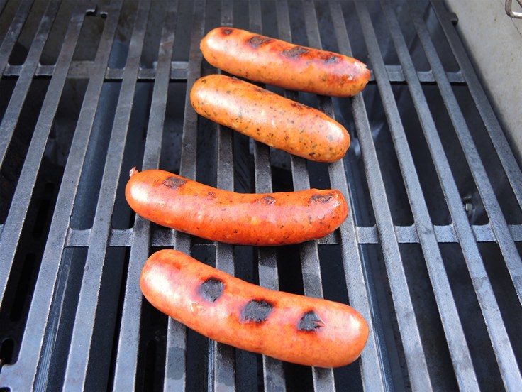 Man Fuel - Food Blog - Kayem Artisan Sausages on the Grill