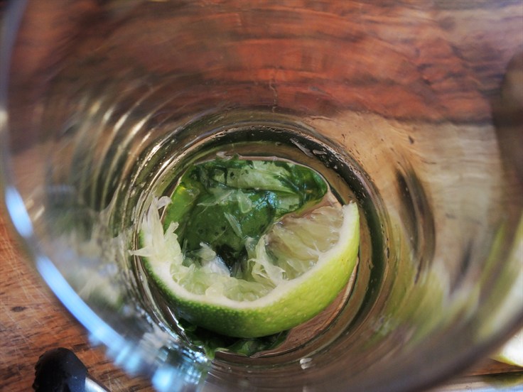 Man Fuel - Food Blog - Tequila Summer Shandy - Muddled Lime and Basil