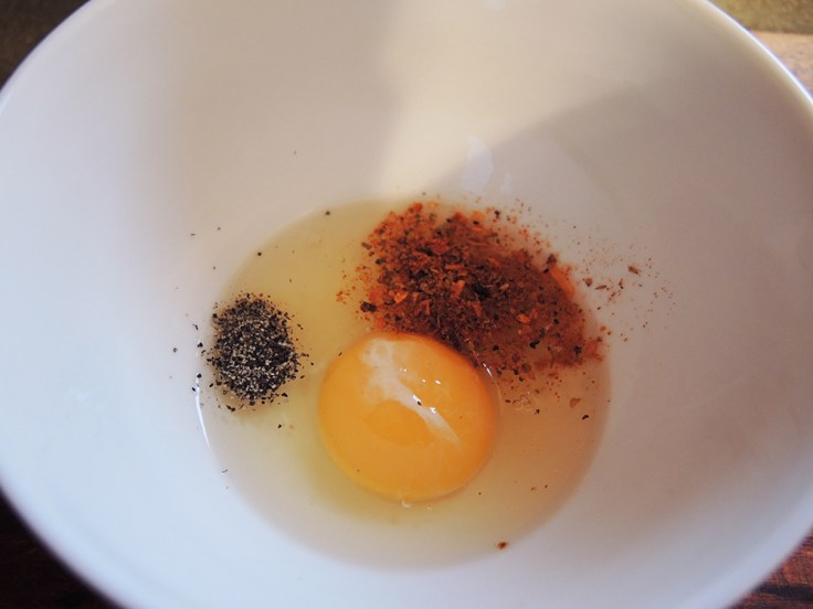 Man Fuel - a food blog - Spices in Egg Wash