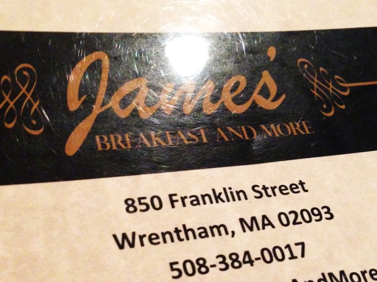 Man Fuel - food blog - James' Breakfast and More - Wrentham, MA
