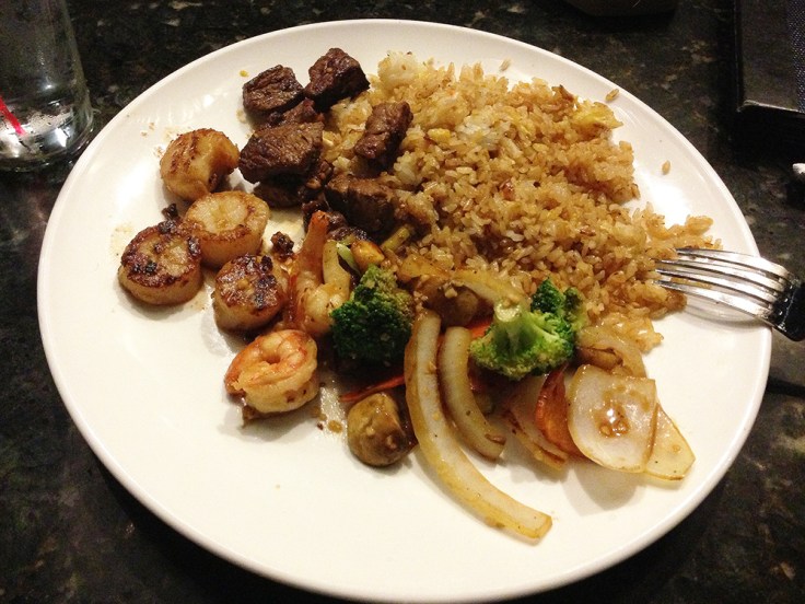 Man Fuel - a food blog - Ichigo Ichie - East Providence, RI - Hibachi Scallop and Steak