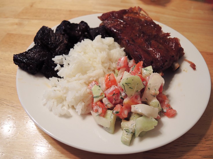 Man Fuel - food blog - Dill Yogurt Summer Salad as a Side Dish