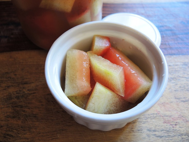 Man Fuel - food blog - Pickled Watermelon Rinds
