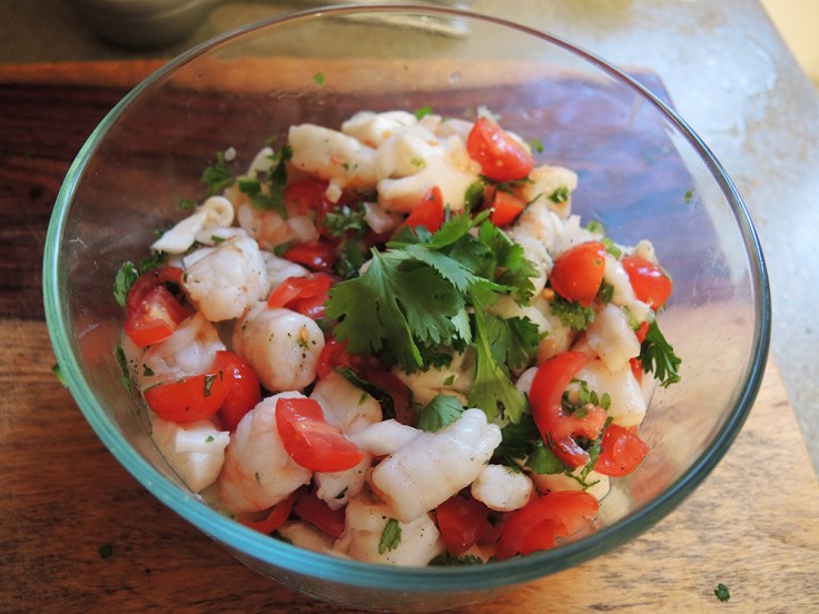 Man Fuel - food blog - Shrimp and Scallop Ceviche