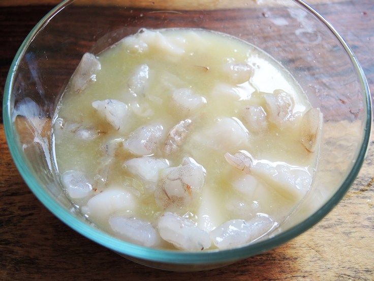 Man Fuel - food blog - Shrimp and Scallops in Lime Juice