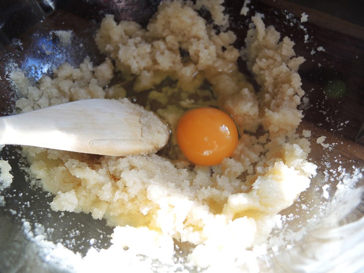 Man Fuel - Food Blog - Pumpkin Biscotti - Batter with egg