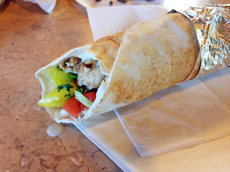 Man Fuel - Food Blog - Joe's Shish Kabob - Fall River, MA - Chicken Kebab Wrapjpg
