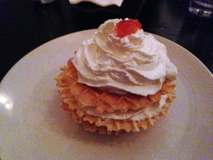 Man Fuel - Food Blog - Enoteca Umberto - Providence, RI - Pizzelle with Whipped Cream and Marmalade