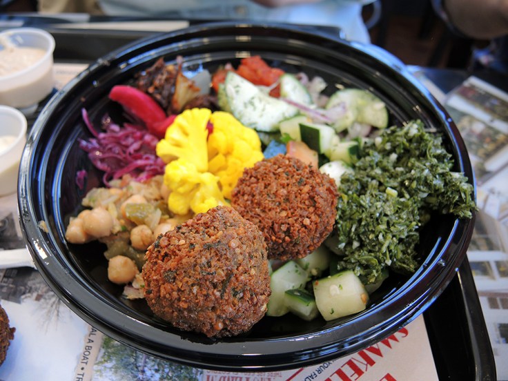 Man Fuel - Food Blog - Amsterdam Falafel Shop - Boston, MA - Full Falafel Bowl