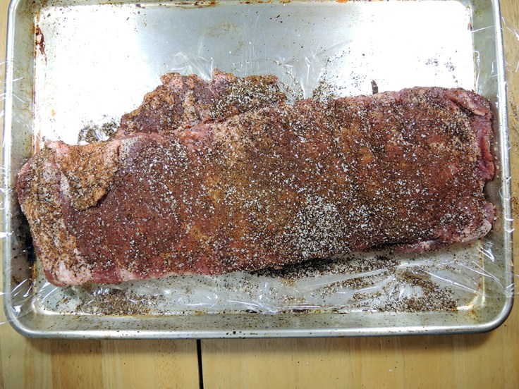 Man Fuel Food Blog - Dead Rooster Co Black Gold Rub Review - St. Louis Style Ribs with Rub