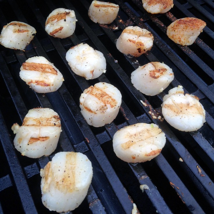 Man Fuel - Food Blog - Grilling Scallops