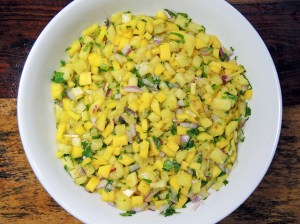 Mango Pineapple Salsa Recipe By Home Is A Kitchen