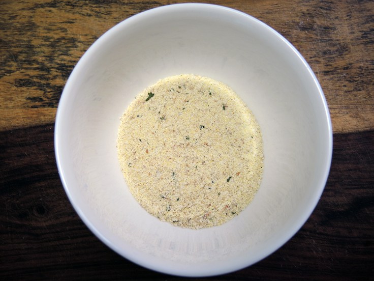 Man Fuel Food Blog - Cornmeal and Breadcrumbs for Fried Green Tomatoes