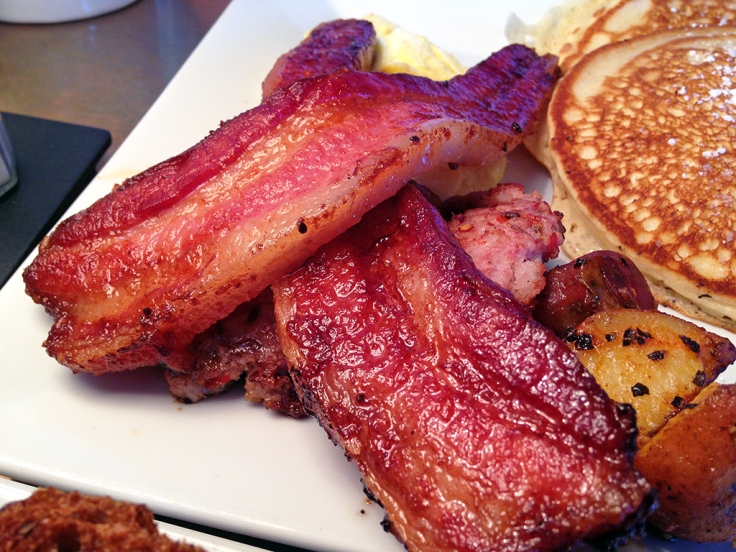 Man Fuel Food Blog - Kitchen - Providence, RI - Thick Cut Bacon Steaks